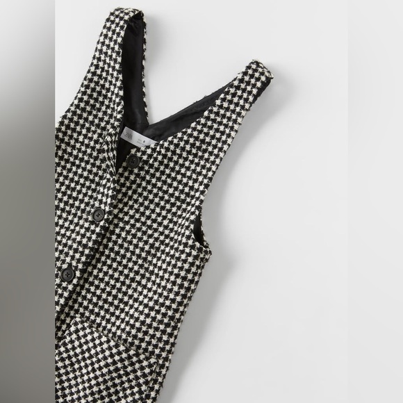 • Zara • Houndstooth Pinafore Dress (girl) Size 9 - Picture 2 of 8